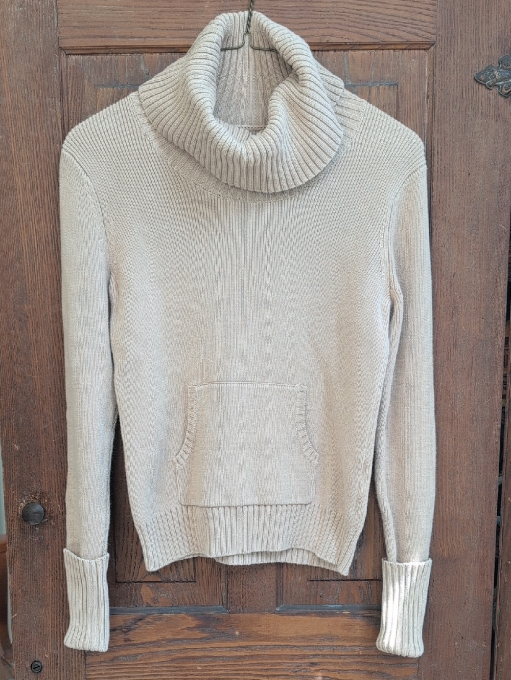 Old Navy Cream Cowl Neck Pullover Sweater